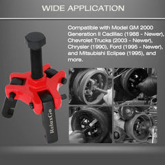 ReluxGo forcing screw close-up showing 24 mm drive compatibility for controlled force
