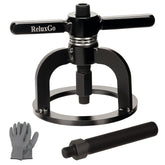 ReluxGo front view showing tool shape and secure fit benefit