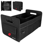 REMOCH front view showing trunk organizer and striped accent for easy identification