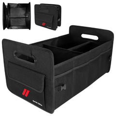 REMOCH front view showing trunk organizer and striped accent for easy identification