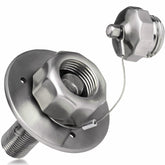 Renator front flange view showing brushed stainless finish and tight fit benefit