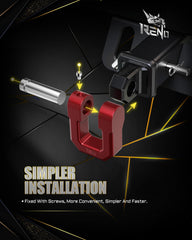 RENO shackle attached to a winch cable showing safe recovery connection benefit