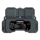 Renogy shunt front view showing compact housing and connectors for easy installation