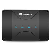 Renogy front panel view showing controls and status LEDs for easy monitoring