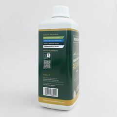 Renovo label close-up highlighting shade and easy-to-use instructions