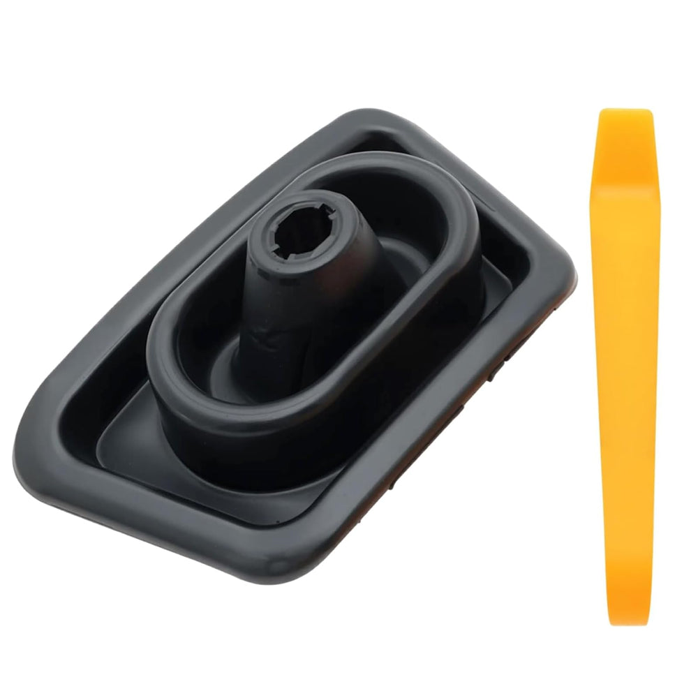 repustor front view of gear shift boot shows OEM fit and clean finish