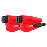 RESQME front view two-pack showing compact emergency tool and visibility benefit