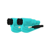 RESQME front view on keyring showing compact escape tool and quick access