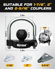 RETRUE detailed view of receiver pin steel construction, resists cutting and shear damage