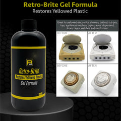 Retro-Brite gel close-up texture demonstrating clingy non-drip formula benefit