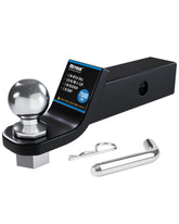 RETRUE front view of ball mount showing full tow assembly and secure profile