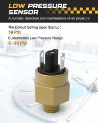 RETRUE wireless remote held in hand enabling off-vehicle pressure control benefit