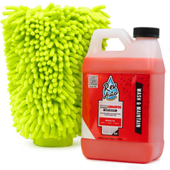 Rev Auto 64oz bottle front view highlighting size and branding benefit