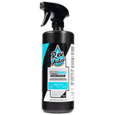 Rev Auto front bottle view showing product branding and size benefit of clear labeling