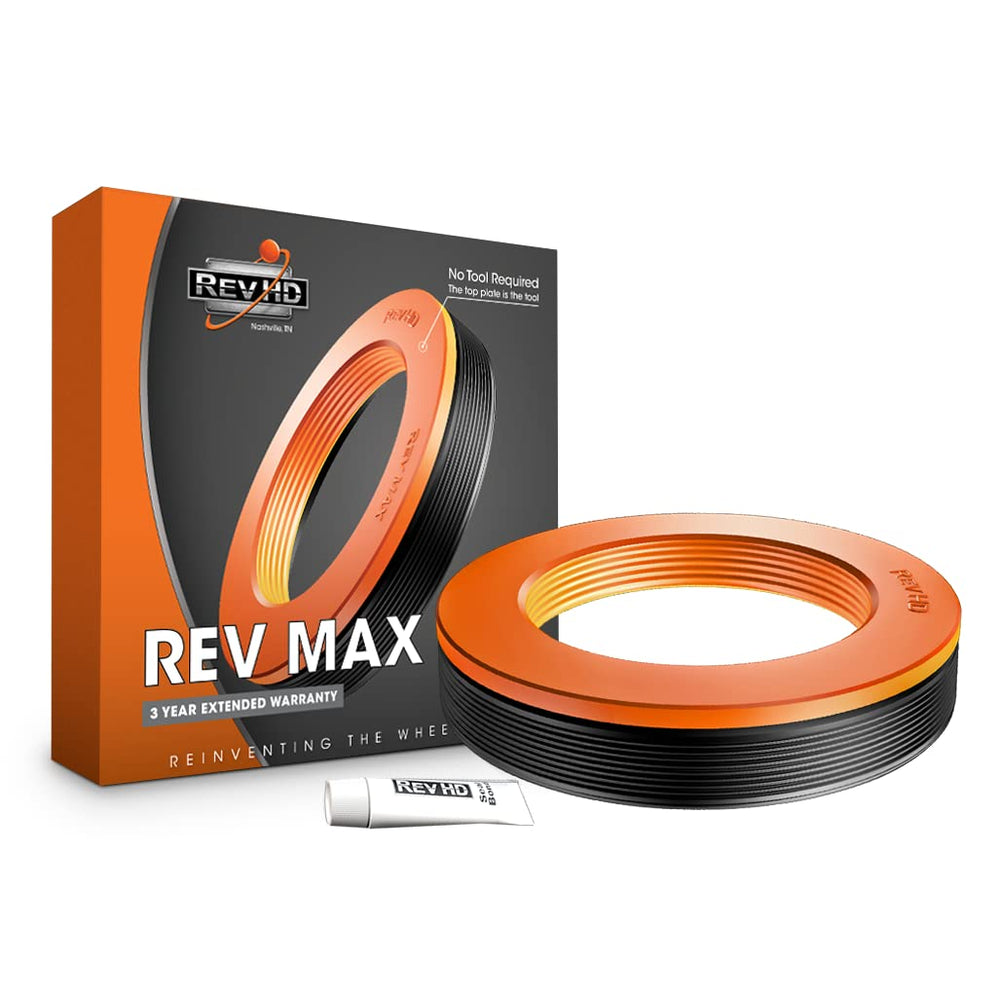 REVHD RM-D02 front view showing seal geometry and fit benefit