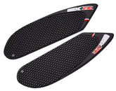 REVSOSTAR front view of black tank side pad showing fit and branding benefit grip
