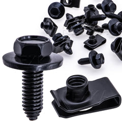 Rexka front view of kit packaging showing bolts and U-nuts, useful for quick fixes