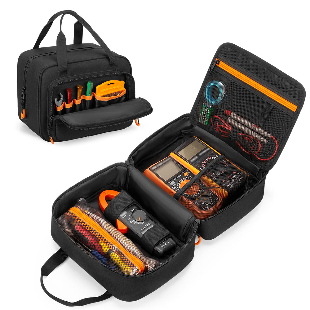 Rexmica front view of carry case showing compact protective storage