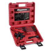 Reywoo front view of the 3-jaw puller kit showing complete components and fast setup benefit