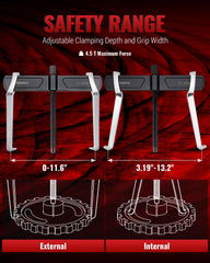 Reywoo jaw close-up showing reversible design for secure gripping