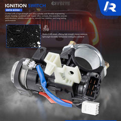RHAOCZIYAUTO installed in steering column illustrating correct fit benefit