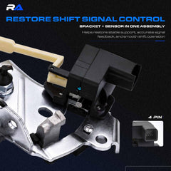 RHAOCZIYAUTO side profile of bracket mounted indicating correct alignment