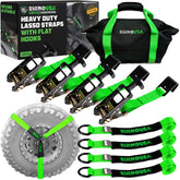 Rhino USA front packaging showing complete 4-pack kit and bag for organized hauling