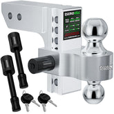 Rhino USA front view showing hitch profile and benefits of durable towing