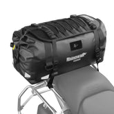 Rhinowalk 40L front view packed showing storage and weatherproof protection