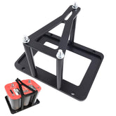 RiAiCiING front view of tray showing secure hold-down points and durability