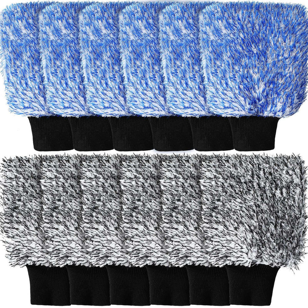 Riakrum front packaging showing 12 mitts and color mix for easy selection