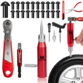 Richcat front packaging showing compact repair kit and case benefit portability