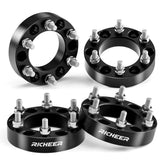 Richeer front view of packaged wheel spacers showing kit and hardware benefits