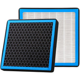 RICHWEI cabin air filter front packaging showing product and fit information