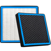 RICHWEI CF10134 front view showing filter pleats and clean fit
