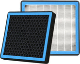 RICHWEI CF10285 front view showing pleated media and fit for easy replacement