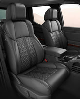 RIDEPOSH front seat covers fitted to Tacoma benefiting long-term seat protection