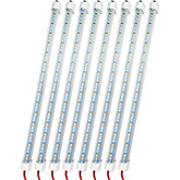 Rifachua front view of LED light bar showing compact housing and end switch, easy install benefit