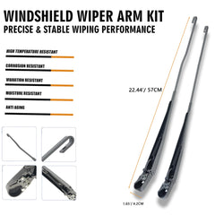 RigidWire arm surface showing rust-resistant finish for long-lasting durability