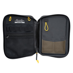 Rite in the Rain interior pockets view with notebooks and cards neatly secured for quick access