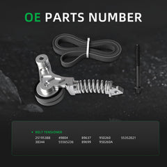 Riyhch serpentine belt ribbed texture for improved grip and longevity