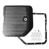 Riyhch front view of transmission oil pan showing fitment features and strong construction