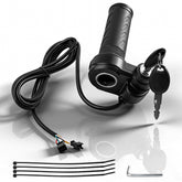 Riyitauto Ridstar Q20 front view showing ergonomic throttle grip and control benefits