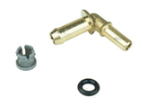 RKX brass barb front view showing durable metal replacement and improved reliability