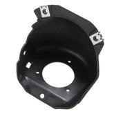 RLB-HILON fuel filler neck housing front view showing mounting points and fit benefits
