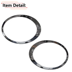 RLB-HILON trim ring beside ruler showing accurate OEM dimensions for easy replacement
