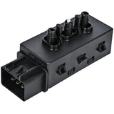 RLP front panel power seat switch showing button layout and easy replacement benefit
