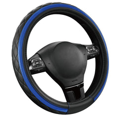 Road Comforts close-up of perforated microfiber leather for cooler, breathable grip
