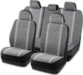 Road Comforts front seat cover full set showing fit and protection