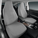 Road Comforts front view showing fitted seat cover and refreshed interior look